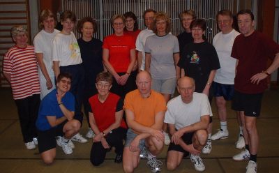 Trningskvll p Bergahallen i Eslv i januari 2004